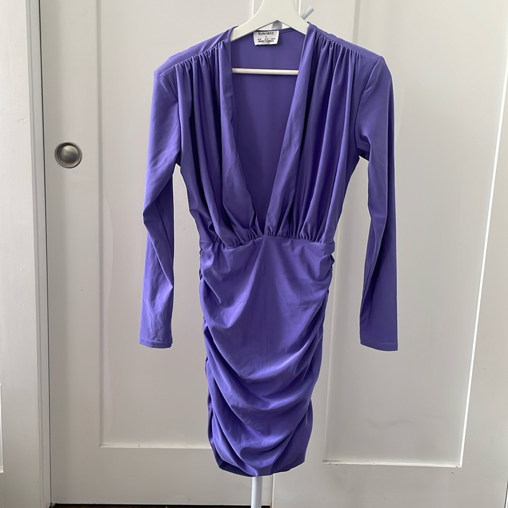 Runaway The Label Ling sleeve MINI dress in M